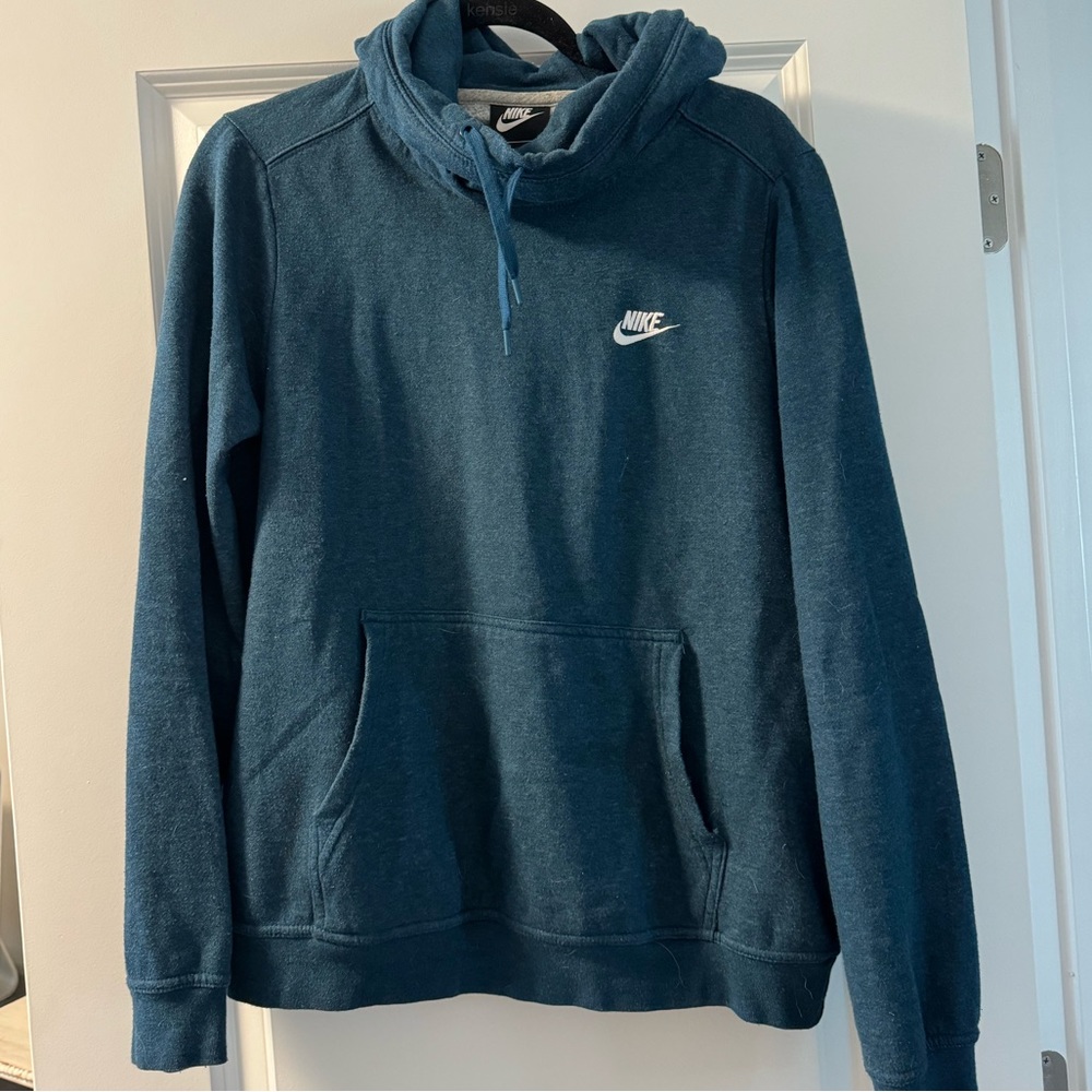 Perfect condition blue Nike hoodie!!